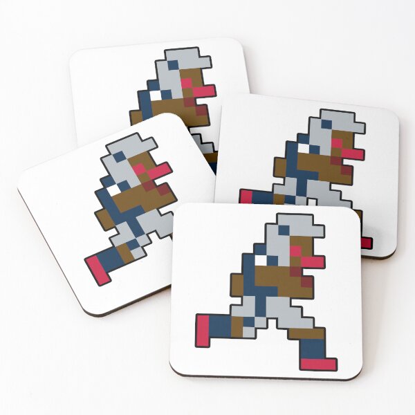 Item preview, 8-Bit New England Retro Pixel Football Player designed and sold by Bo-Bros-Tees.
