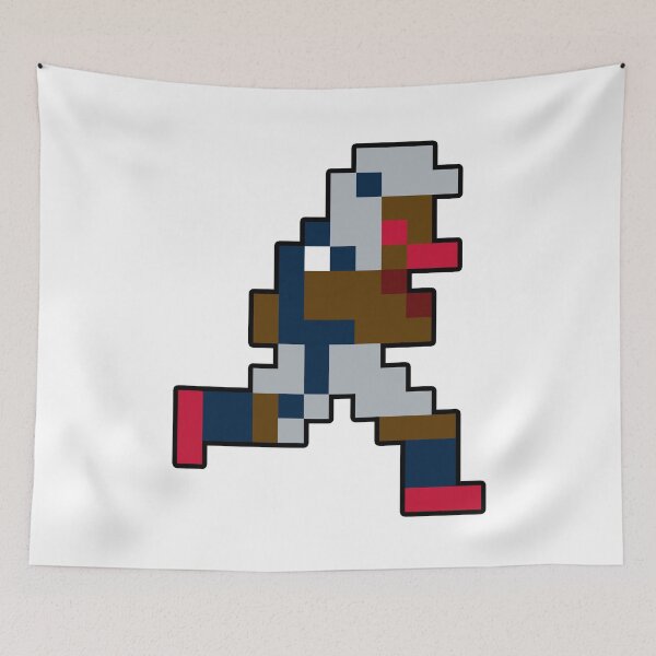 Item preview, 8-Bit New England Retro Pixel Football Player designed and sold by Bo-Bros-Tees.
