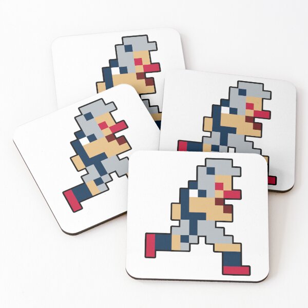 Item preview, 8-Bit New England Retro Pixel Football Player designed and sold by Bo-Bros-Tees.