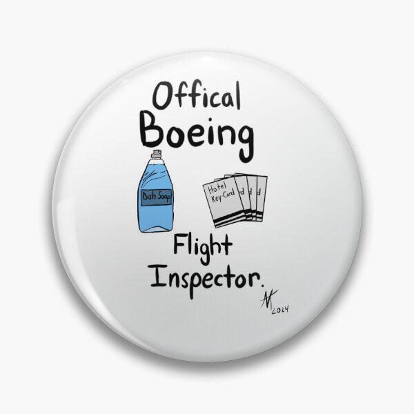 Item preview, Boeing Flight Inspector designed and sold by Gh0stChiliArt.