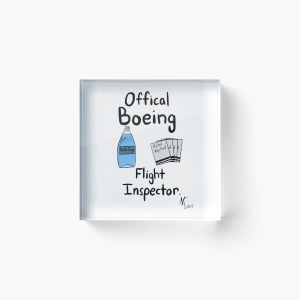 Item preview, Boeing Flight Inspector designed and sold by Gh0stChiliArt.