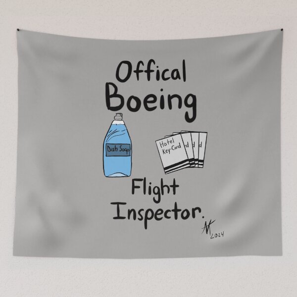 Item preview, Boeing Flight Inspector designed and sold by Gh0stChiliArt.