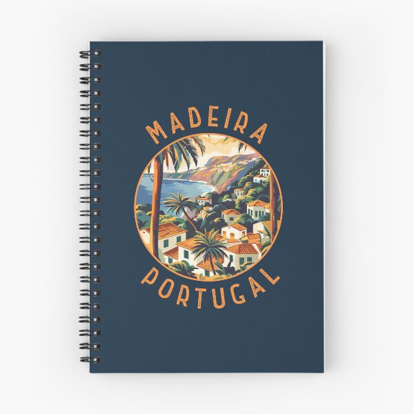 Item preview, Madeira Portugal Retro Distressed Circle designed and sold by KrisSidDesigns.