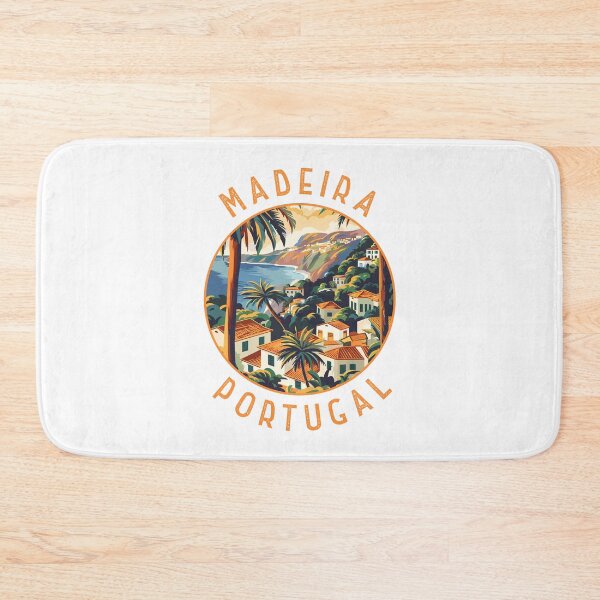Item preview, Madeira Portugal Retro Distressed Circle designed and sold by KrisSidDesigns.