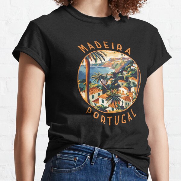 Item preview, Madeira Portugal Retro Distressed Circle designed and sold by KrisSidDesigns.