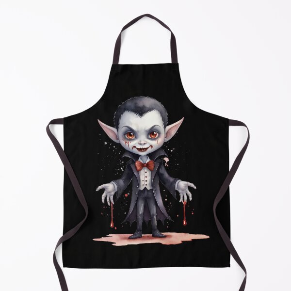Item preview, Little Horrors - Cute Vampire Boy - Dracula's Son (Black Variant) designed and sold by Creep-Vault.
