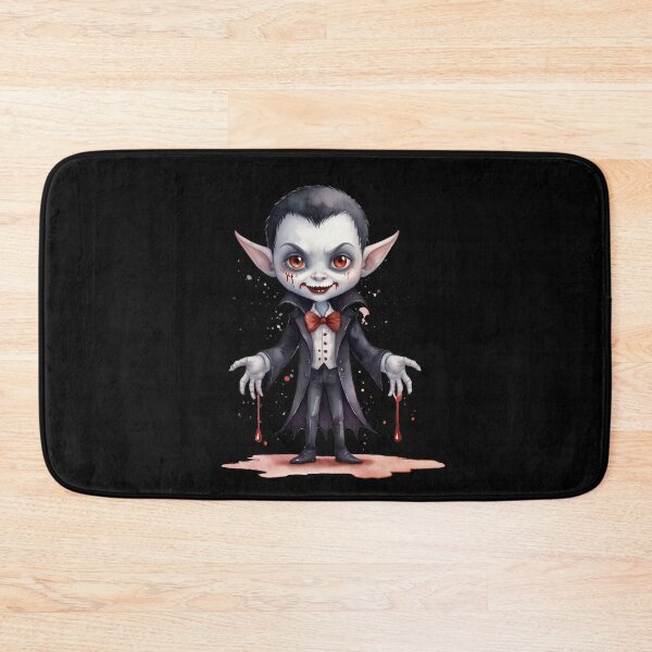 Item preview, Little Horrors - Cute Vampire Boy - Dracula's Son (Black Variant) designed and sold by Creep-Vault.