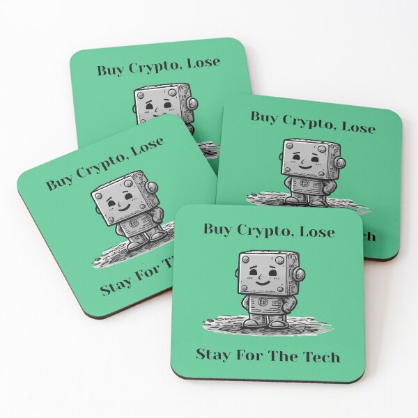 Item preview, Buy Crypto, Lose, Stay For The Tech - crypto quote, bitcoin cartoon, a funny  designed and sold by ChuckleCharmz.
