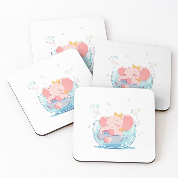 Item preview, Elephant // Cute Elephant art // Elephants // children // Bubbles // Baby Elephant designed and sold by SMARTKIT  DESIGNAGENCY.