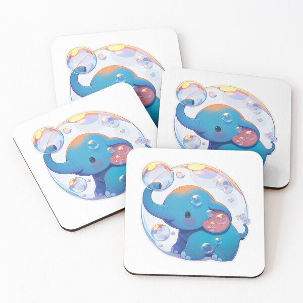 Item preview, Elephant // Cute Elephant art // Elephants // children // Bubbles // Baby Elephant designed and sold by SMARTKIT  DESIGNAGENCY.