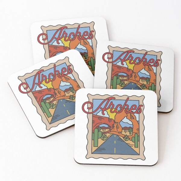 Artikelvorschau, Briefmarkendesign des Arches-Nationalparks entworfen und verkauft von GraficoStudios.