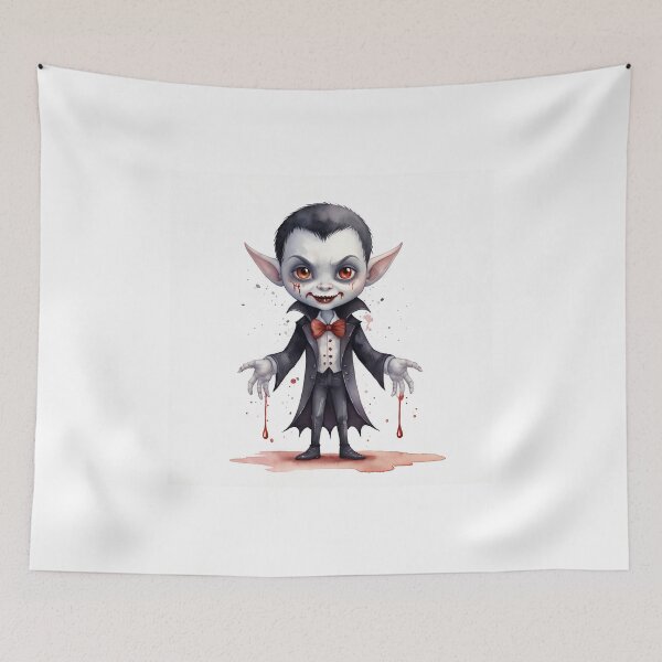 Item preview, Copy of Little Horrors - Cute Vampire Boy - Dracula's Son (White Variant) designed and sold by Creep-Vault.