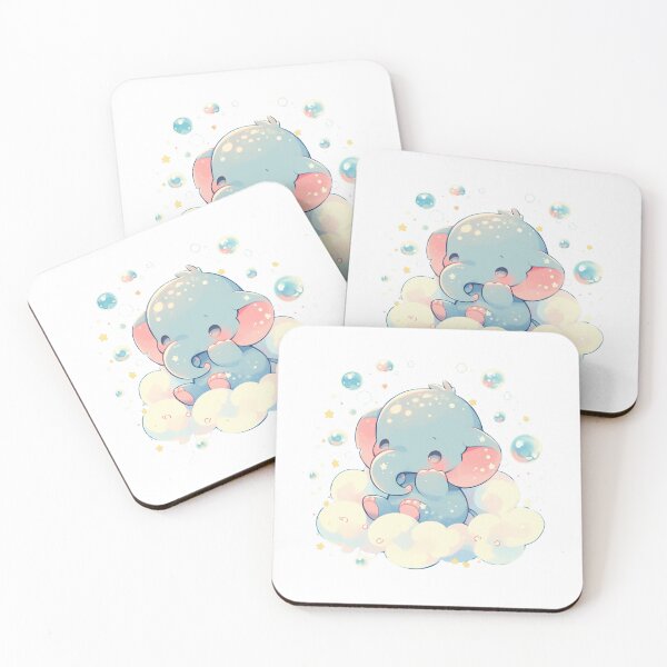 Item preview, Elephant // Cute Elephant art // Elephants // children // Bubbles // Baby Elephant designed and sold by SMARTKIT  DESIGNAGENCY.