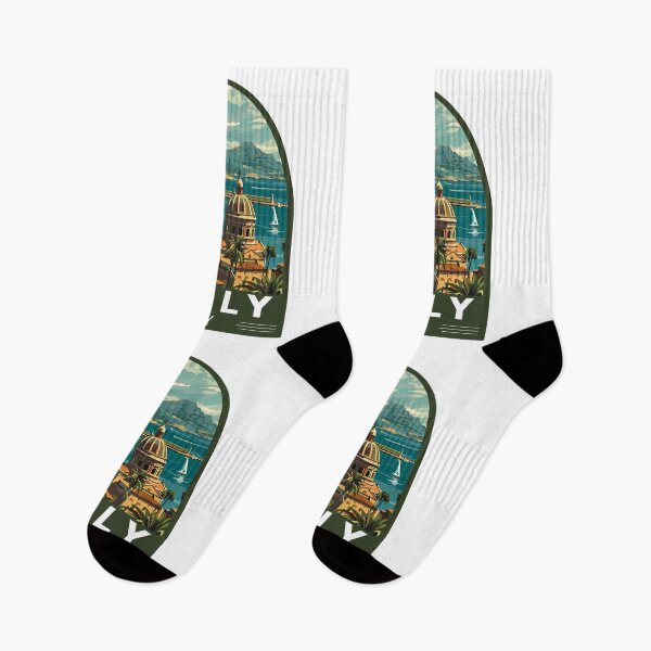 Item preview, Sicily Italy Travel Art Emblem designed and sold by KrisSidDesigns.