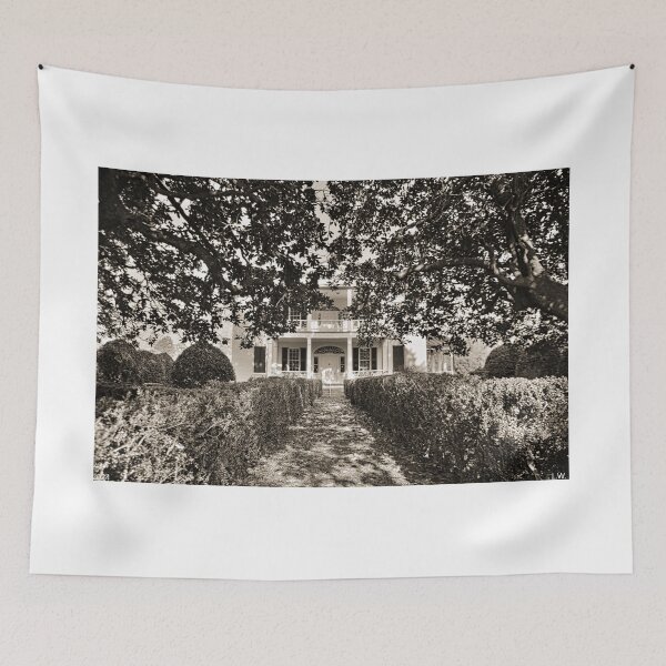 Item preview, Rose Hill Plantation State Historical Site Union South Carolina Black And White designed and sold by LisaWootenPhoto.