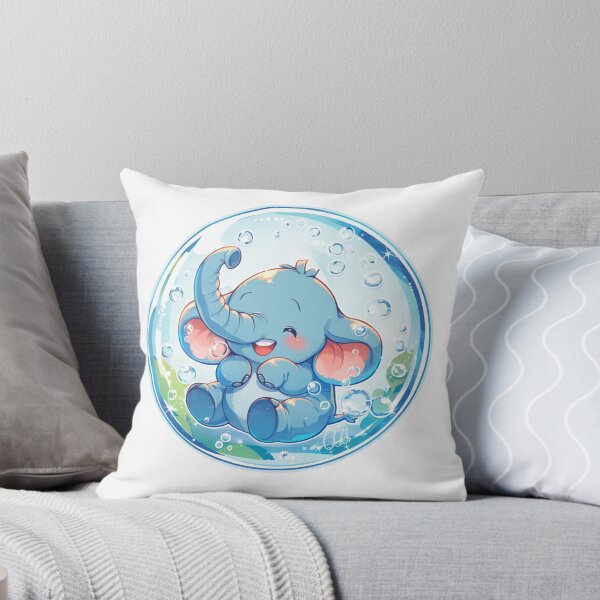 Item preview, Elephant // Cute Elephant art // Elephants // children // Bubbles // Baby Elephant designed and sold by SMARTKIT  DESIGNAGENCY.
