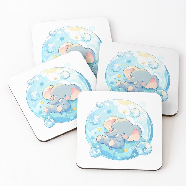 Item preview, Elephant // Cute Elephant art // Elephants // children // Bubbles // Baby Elephant designed and sold by SMARTKIT  DESIGNAGENCY.