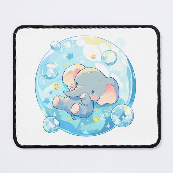 Item preview, Elephant // Cute Elephant art // Elephants // children // Bubbles // Baby Elephant designed and sold by SMARTKIT DESIGNAGENCY.