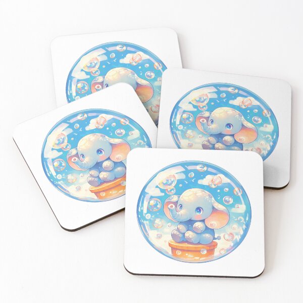Item preview, Elephant // Cute Elephant art // Elephants // children // Bubbles // Baby Elephant designed and sold by SMARTKIT  DESIGNAGENCY.