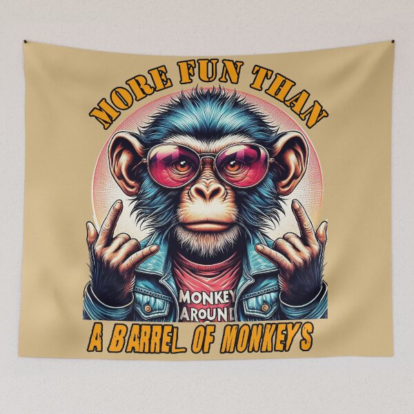 Item preview, funny monkey designed and sold by aliraweb.