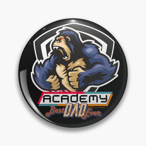 Item preview, Angry Gorilla Academy Best Dad Ever designed and sold by NestledCorner.