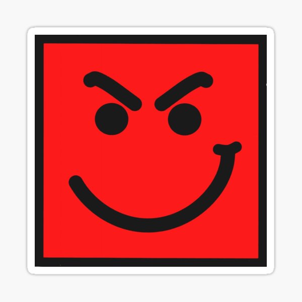 Smirk Face Bon Jovi Sticker