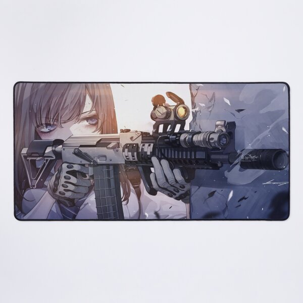 Item preview, Anime Girl Kawaii Aesthetic Japanese For Gaming Mouse Pads designed and sold by Damcoc.