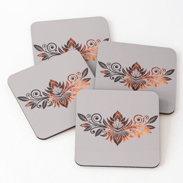 Item preview, Fire Lotus Silhouette Rohan Pattern designed and sold by SeranaMakes.