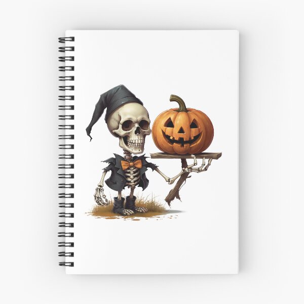 Item preview, Little Horrors - Skeleton and Pumpkin (White Variant) designed and sold by Creep-Vault.