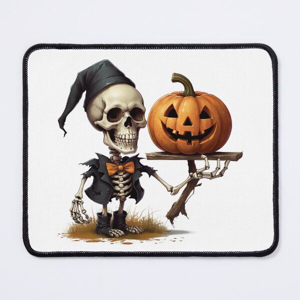 Item preview, Little Horrors - Skeleton and Pumpkin (White Variant) designed and sold by Creep-Vault.