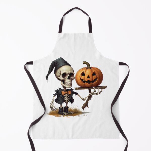 Item preview, Little Horrors - Skeleton and Pumpkin (White Variant) designed and sold by Creep-Vault.