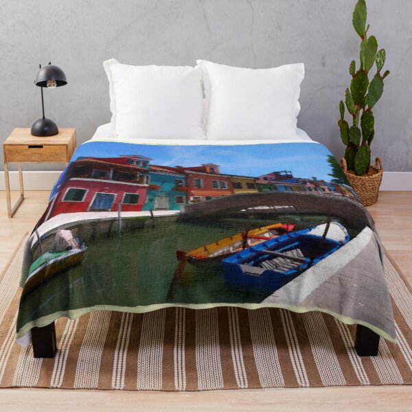 Artikelvorschau, Eine Kanalbrücke in Burano, Italien entworfen und verkauft von stevepaint.