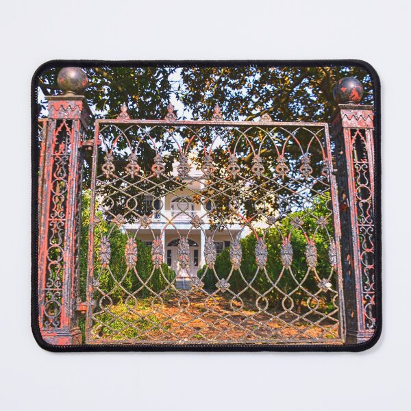 Item preview, Decorative Gate At Rose Hill Planation State Historical Site designed and sold by LisaWootenPhoto.