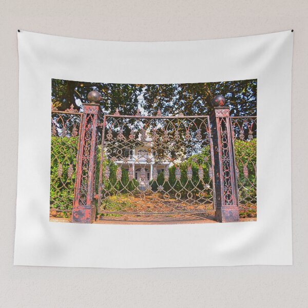Item preview, Decorative Gate At Rose Hill Planation State Historical Site designed and sold by LisaWootenPhoto.