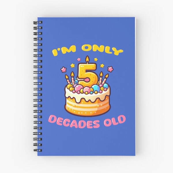 Item preview, I'm Only 5 Decades Old happy 50th birthday humor designed and sold by AlchemyColor.
