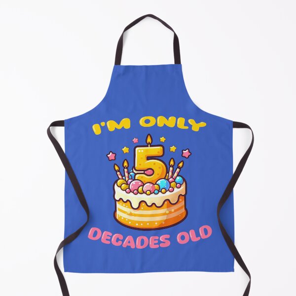 Item preview, I'm Only 5 Decades Old happy 50th birthday humor designed and sold by AlchemyColor.