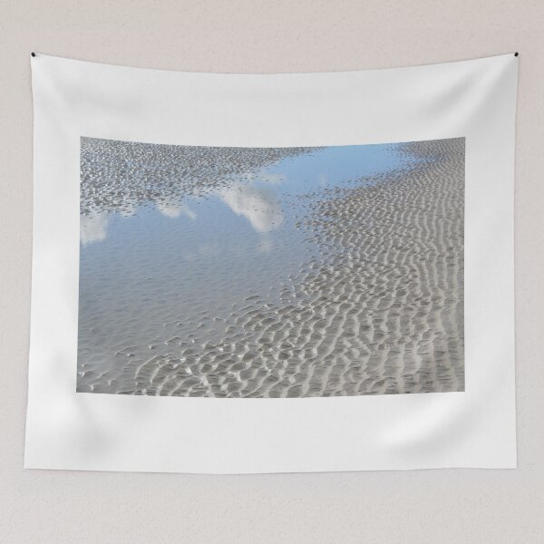 Item preview, Clouds mirroring on a wet beach designed and sold by Hilbert72.