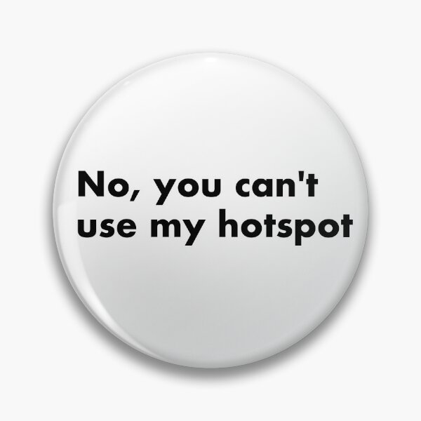 Item preview, No, you can't use my hotspot designed and sold by FanWare.