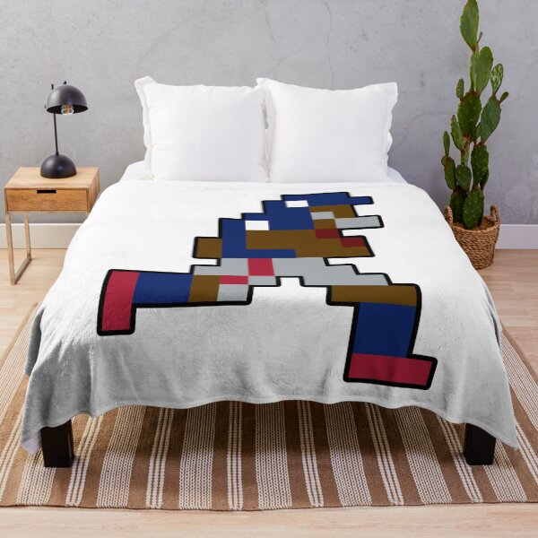 Artikelvorschau, 8-Bit New York Retro Pixel Fußballspieler entworfen und verkauft von Bo-Bros-Tees.
