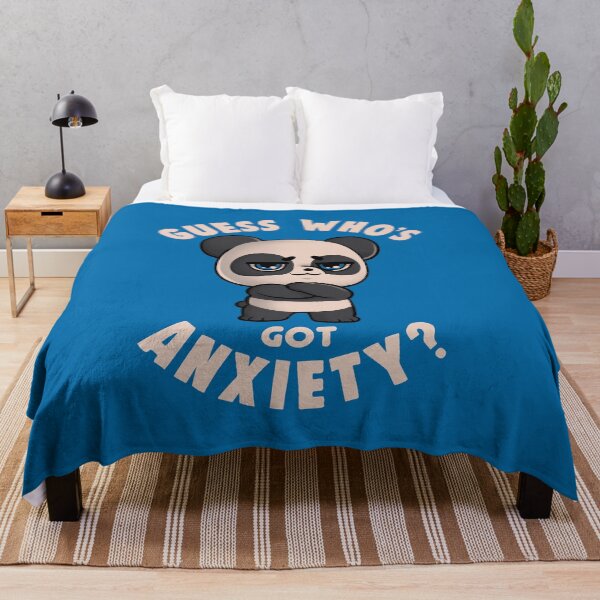 Item preview, Guess Whos Got Anxiety - Funny Sarcasm Anxiety Cute Panda Bear Gift designed and sold by EduEly.