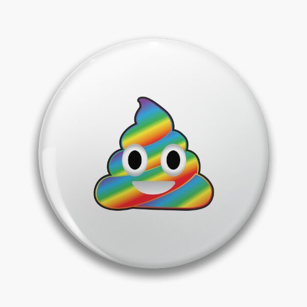 Item preview, Rainbow Poop Emoji designed and sold by Winston Gambro.