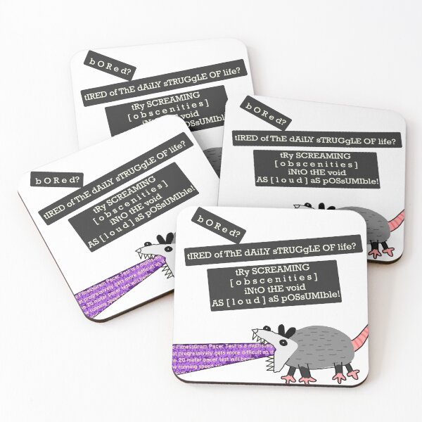 Item preview, Possum Screams About The Struggles of Life designed and sold by PossumTheBrave.