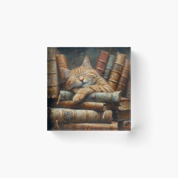 Item preview, Adorable Library Cat designed and sold by SavageKitties.