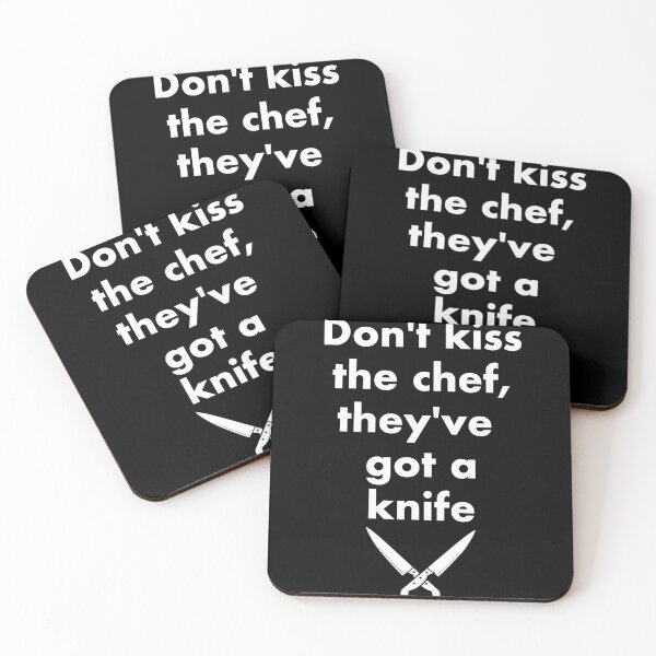 Item preview, Don't kiss the chef, they've got a knife designed and sold by FanWare.