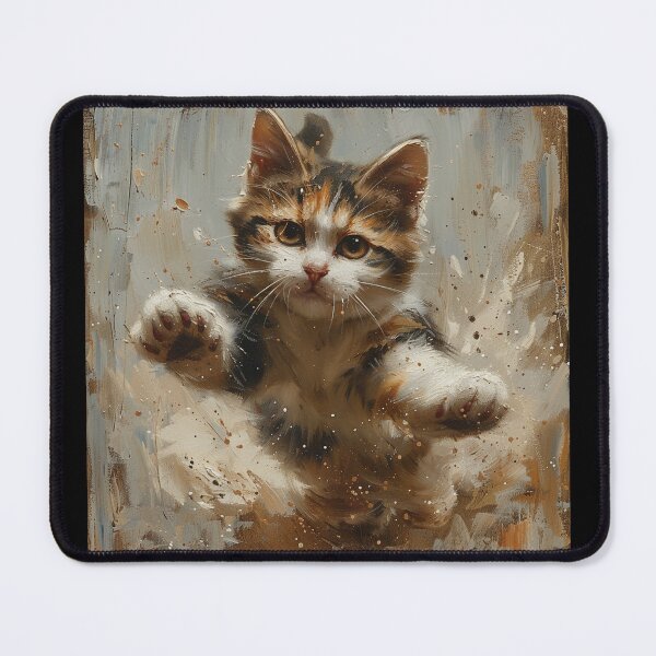 Item preview, Kitten Frenzy Artwork, Charming Kitten Illustration, Colorful Nursery Wall Art designed and sold by SavageKitties.