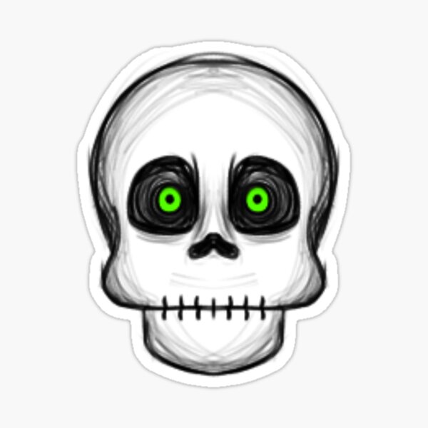 Item preview, Skull head designed and sold by Bonniekashi.