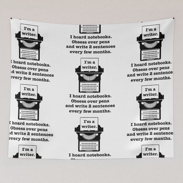 Item preview, Writer Sticker, Writing, Writers Block, Writer, Writer Gift, Writer Gifts, Write Lover, Gift for Writers, Gifts for Writers, Gift for Writer designed and sold by Brenda Hernandez.