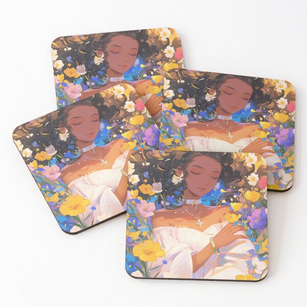 Item preview,  Floral Black Girl designed and sold by The Deep Studio.