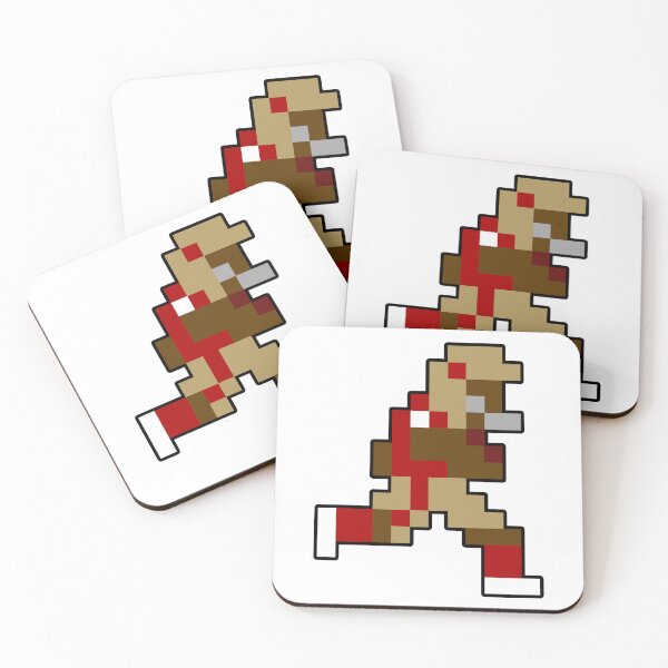 Item preview, 8-Bit San Francisco Retro Pixel Football Player designed and sold by Bo-Bros-Tees.