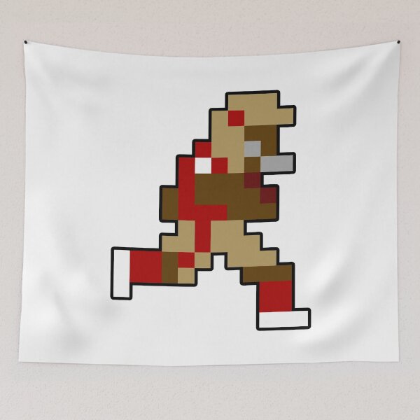 Item preview, 8-Bit San Francisco Retro Pixel Football Player designed and sold by Bo-Bros-Tees.